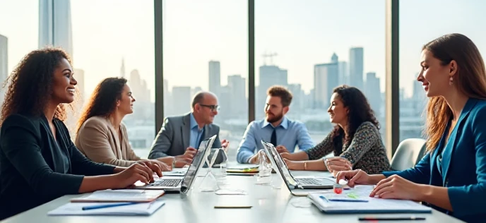 Team strategy session